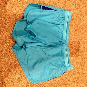 blue nike shorts